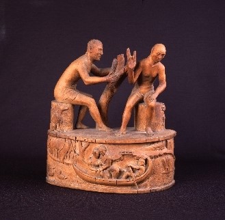 Parable. Pierre Joseph Landry, c. 1835. Wood. Gift of the Heirs of Pierre Landry, Louisiana State Museum 02685.4.