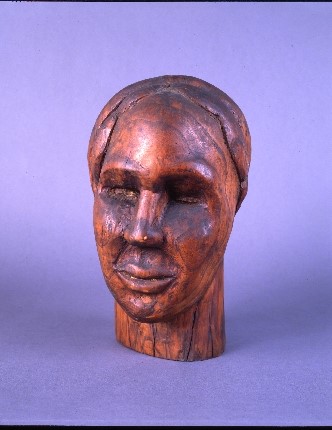 Head. Pierre Joseph Landry. Wood. Louisiana State Museum T0108.1991.