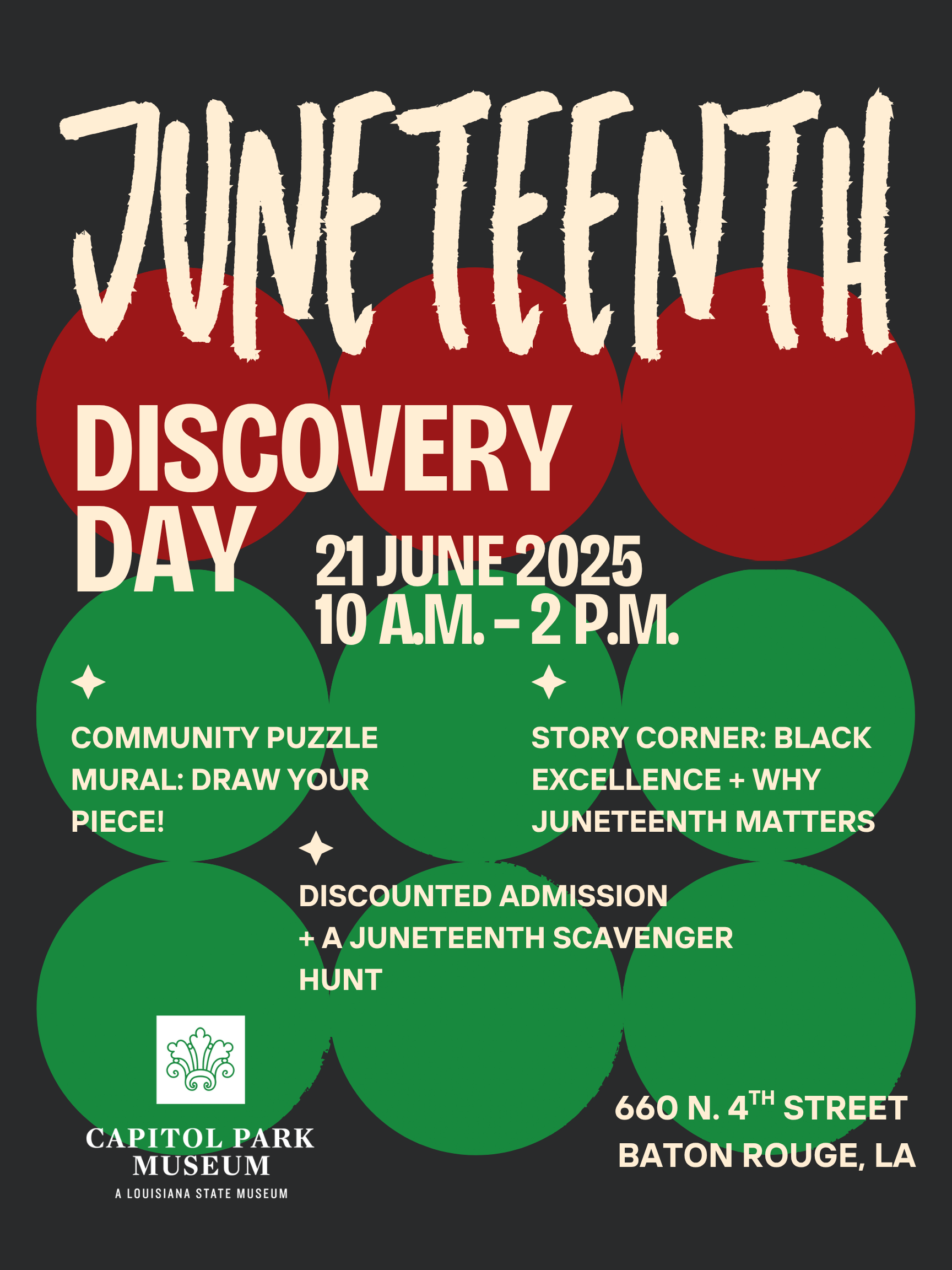 Juneteenth Discovery Day at Capitol Park Museum