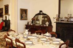 A set table at the 1850 House