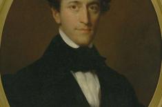 Hilary Breton Cenas. Attributed to Jacques Guillaume Lucien Amans, c. 1850. Oil on canvas, 27 x 22 inches. Loan of Mrs. Rene T. Beauregard. Louisiana State Museum 07052
