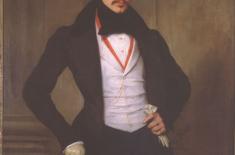 Antoine Julien Meffre-Rouzan. Eugène-François-Marie-Joseph Devéria,  1833. Oil on canvas, 51 1/4 x 38 ½ inches. Signed lower right in brown paint, “Eug. Deveria 1833.” Gift of Estate of Mrs. Paul Brierre, Louisiana State Museum 11427.001.