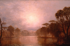 Bayou landscape. Joseph Rusling Meeker, 1876. Louisiana State Museum 1982.107.