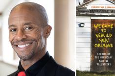 2nd Thursday on August 14 will feature Dr. Christopher E. Manning discussing his new book We Came to Rebuild New Orleans: Stories of the Hurricane Katrina Volunteers. 
