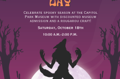 Discovery Day: Spooky Season at Capitol Park Museum