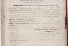 The House Joint Resolution Proposing the 13th Amendment to the Constitution, January 31, 1865; Enrolled Acts and Resolutions of Congress, 1789-1999; General Records of the United States Government; Record Group 11; National Archives.