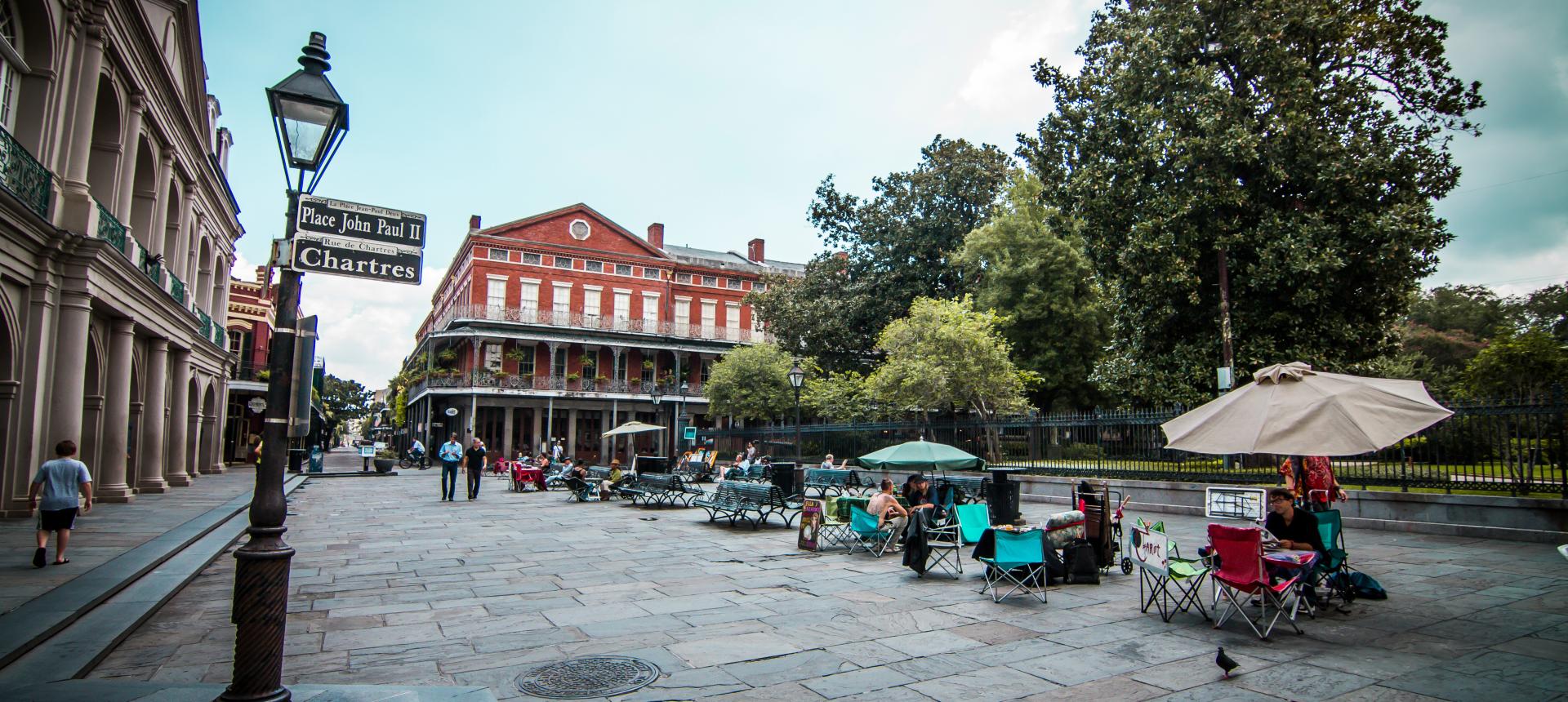 Lower Pontalba on Jackson Square