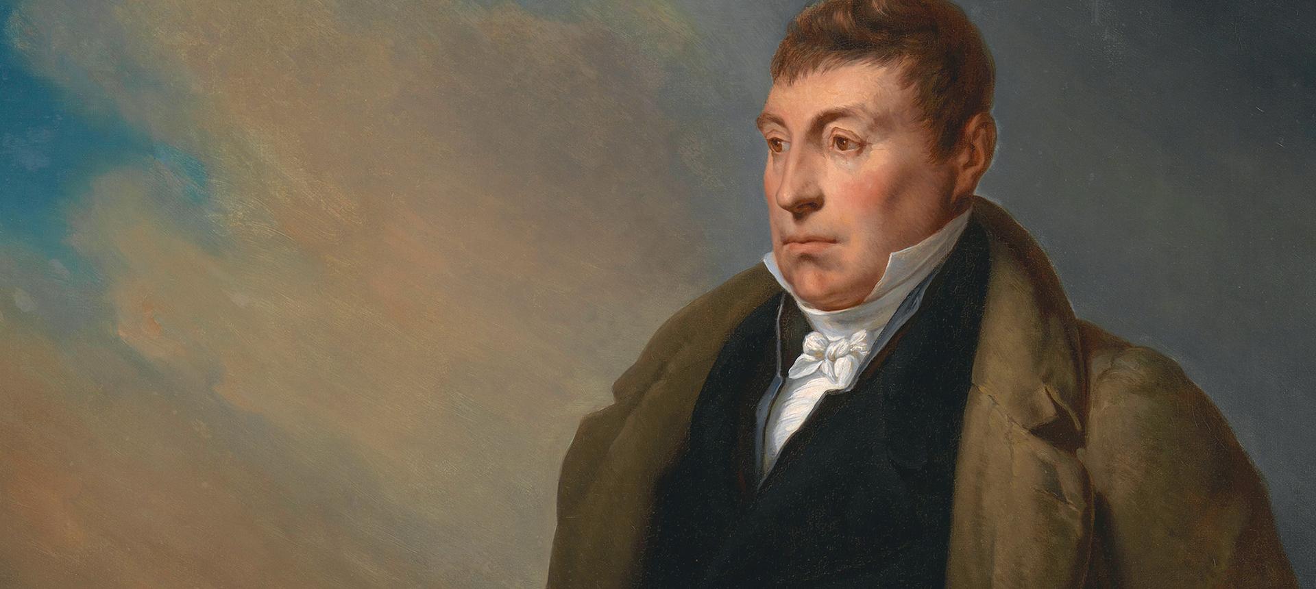 The full-length portrait of the Marquis de Lafayette, the first foreign dignitary to address a Joint Meeting of the Congress in 1824, was presented to the House by French artist Ary Sheffer that year in honor of the occasion. Courtesy of the Library of Congress.