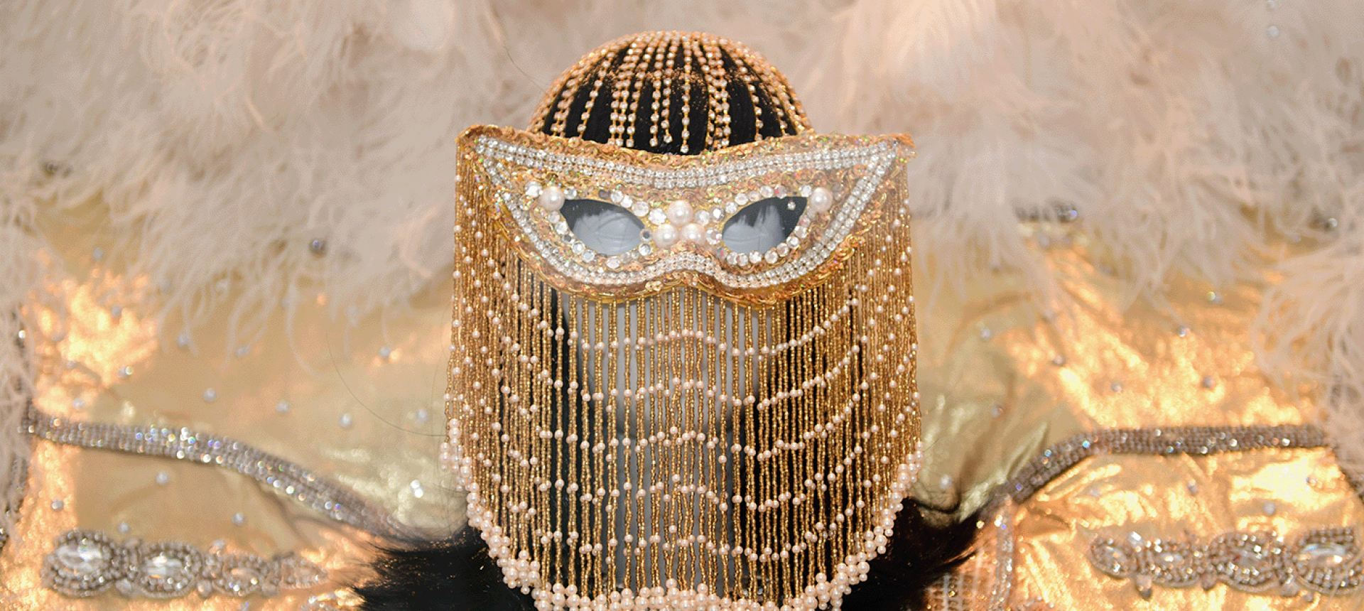 Costume as seen in the exhibition Pioneers of Women's Carnival at the Presbytere on Jackson Square