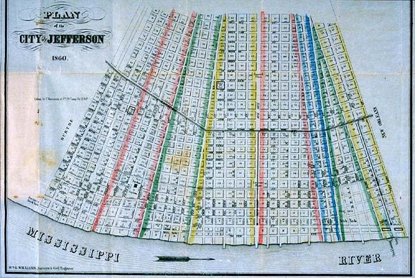 Plan of the City of Jefferson | Louisiana State Museums