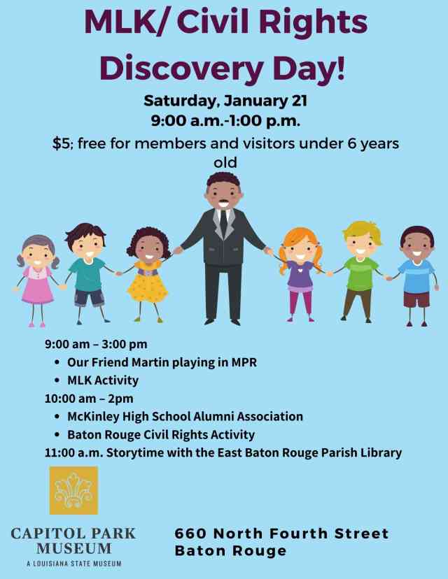 Discovery Day at Capitol Park Museum: MLK Discovery Day at Capitol Park Museum: MLK