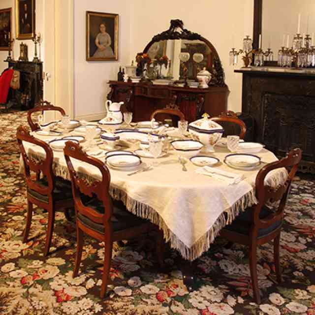 1850s House Period Dining Room 1850s House Period Dining Room