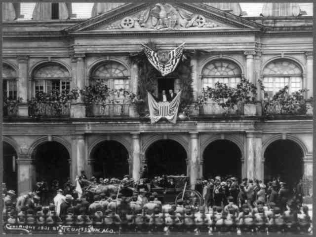 William McKinley Making Speech from Balcony in New Orleans William McKinley Making Speech from Balcony in New Orleans