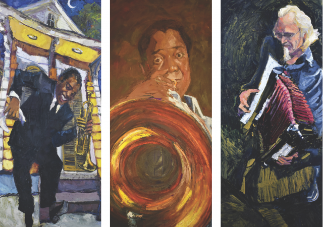 From the Fat Man to Mahalia: James Michalopoulos’ Music Paintings. From the Fat Man to Mahalia: James Michalopoulos’ Music Paintings.