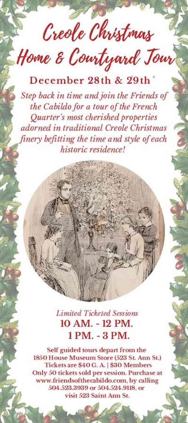 Creole Christmas at the 1850 House Creole Christmas at the 1850 House