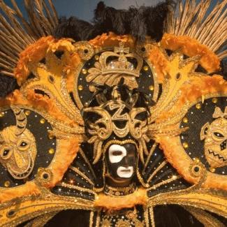 Costume from Zulu exhibit. Credit: Mark J. Sindler/Louisiana State Museum