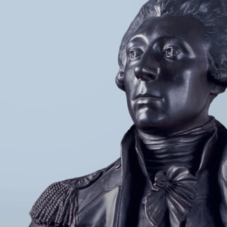 Marquis de Lafayette. After Jean Antoine Houdon, 1790. Bronze. Gift of Federal Hall Memorial Association, 1949. Louisiana State Museums 12922.